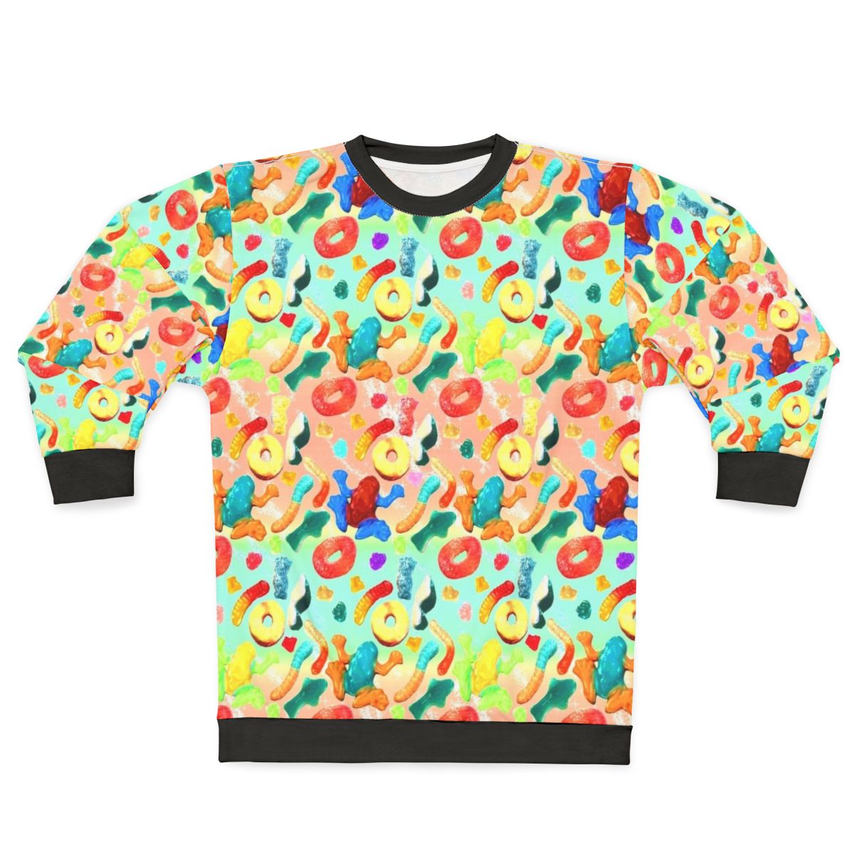 Gummy Galore Pattern Sweatshirt