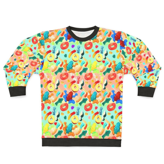 Gummy Galore Pattern Sweatshirt