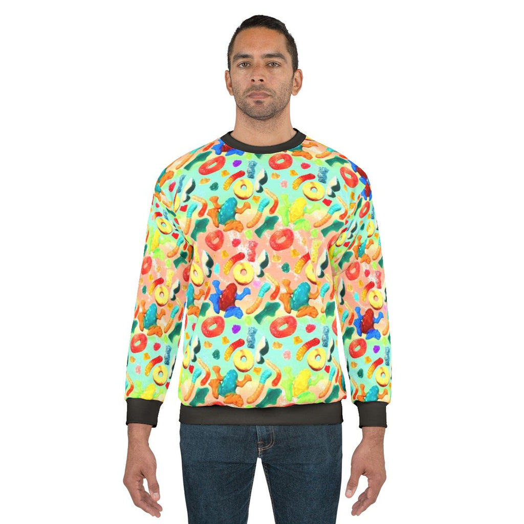 Gummy Galore Pattern Sweatshirt