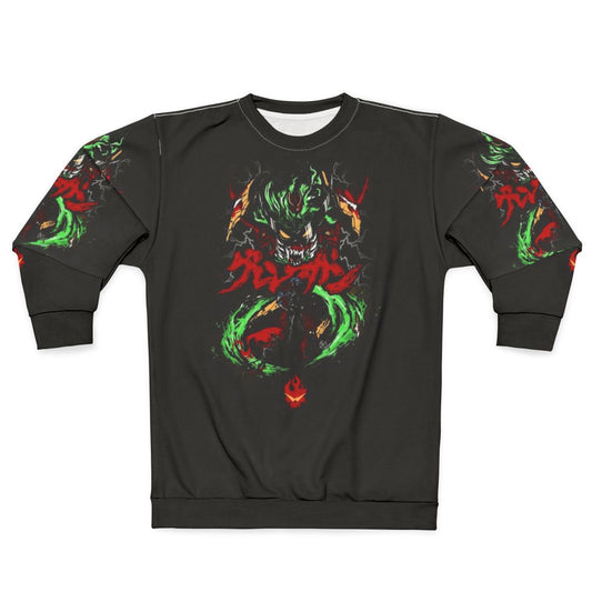 Gurren Lagann anime-inspired sweatshirt