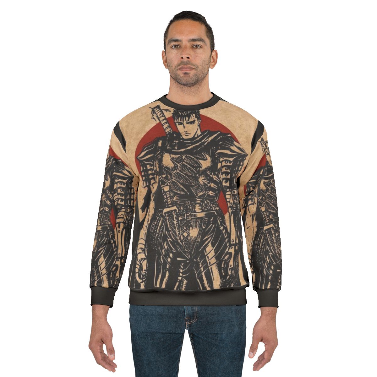 Guts in a Chinese style drawing classic sweatshirt