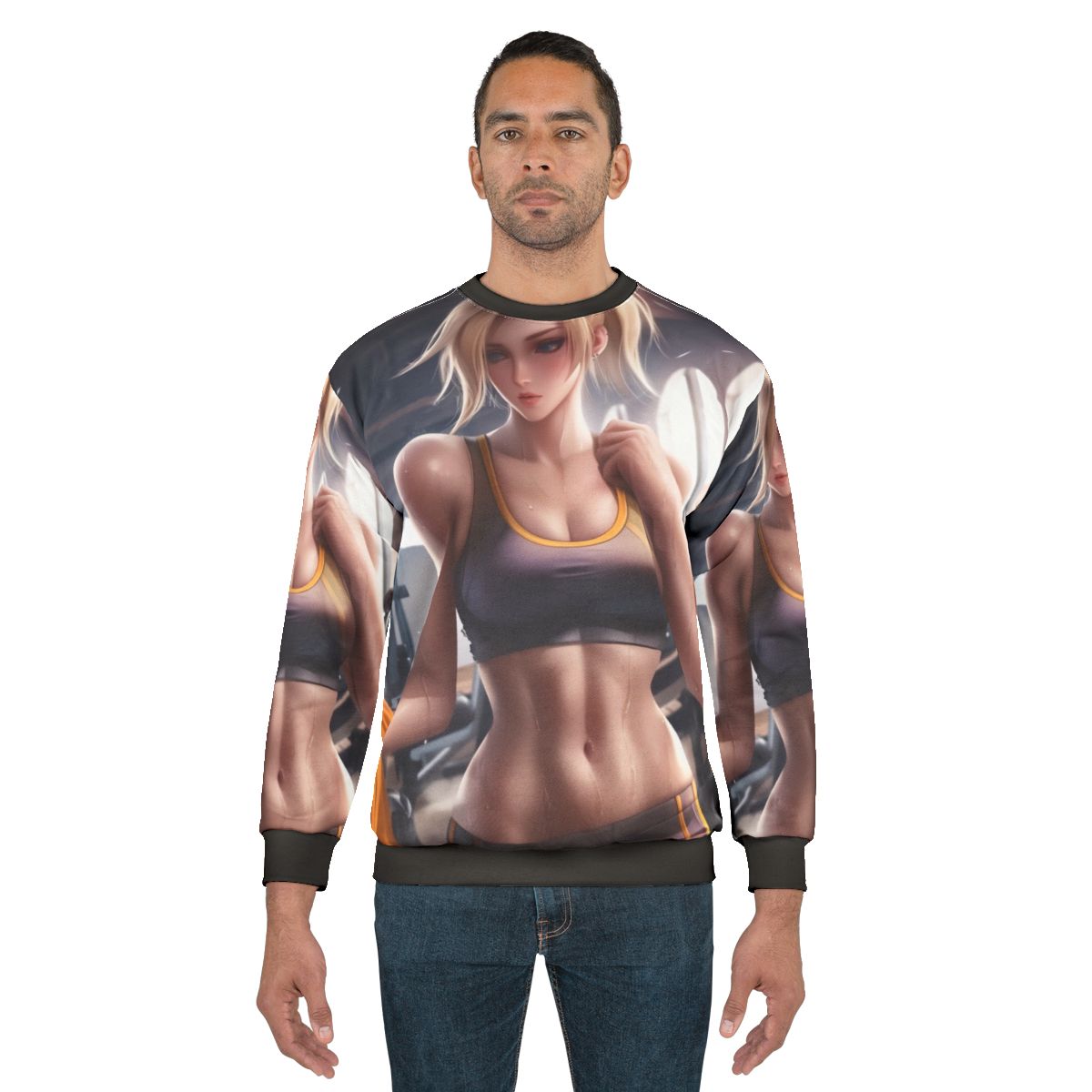 Overwatch Mercy gym sweatshirt