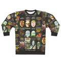 HP Lovecraft inspired horror-themed sweatshirt design