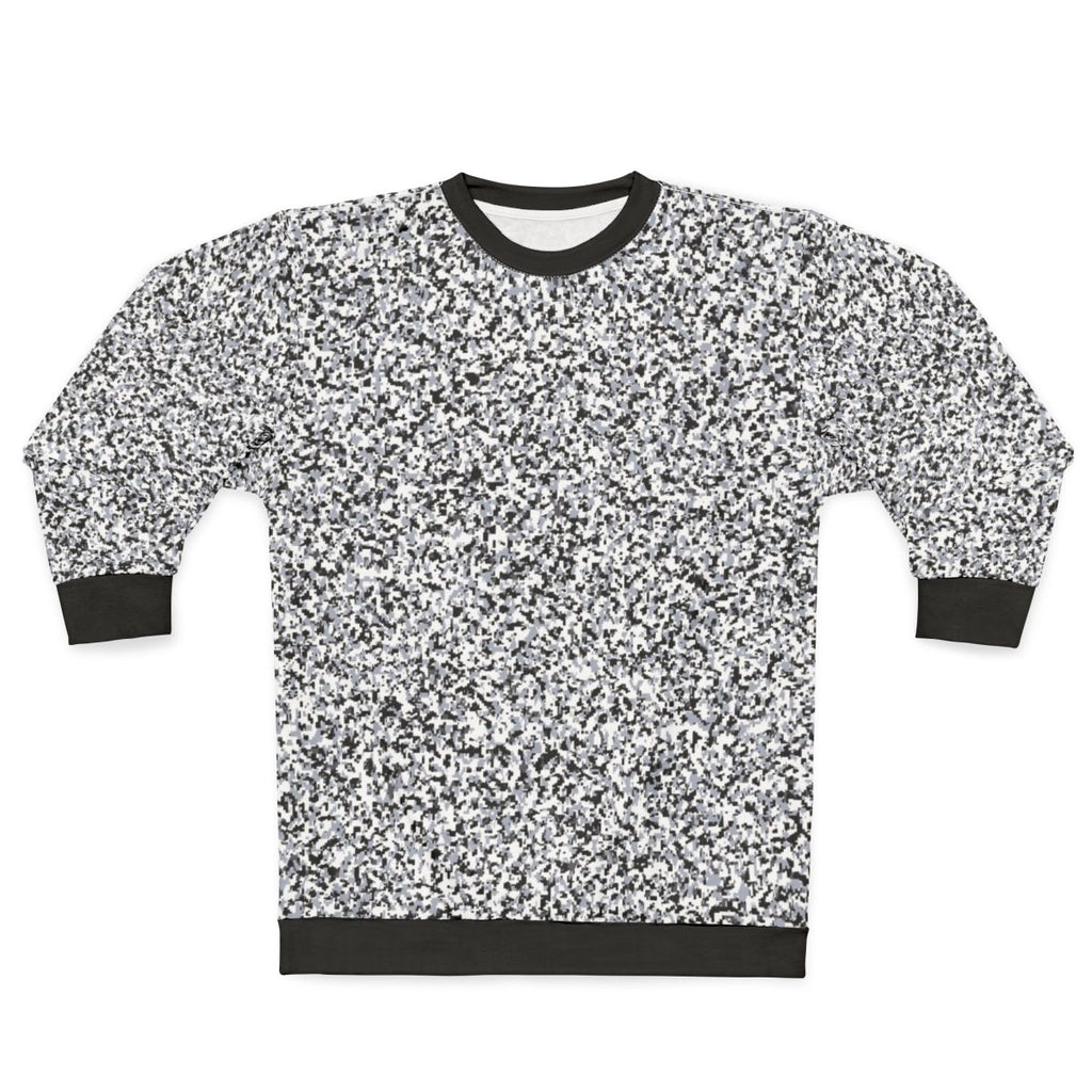 Hacker Analog TV Static Snow Sweatshirt