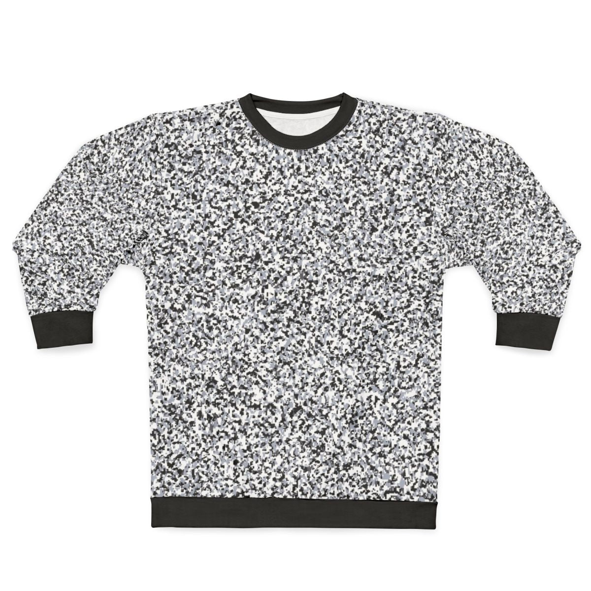 Hacker Analog TV Static Snow Sweatshirt