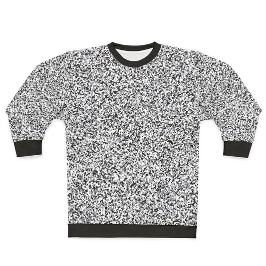 Hacker Analog TV Static Snow Sweatshirt
