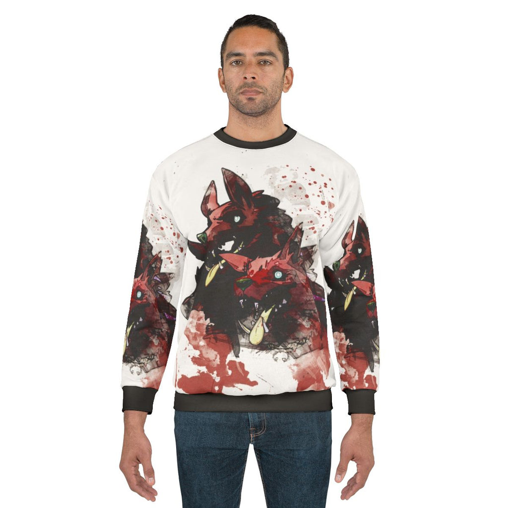 Hades Cerberus Painting Sweatshirt