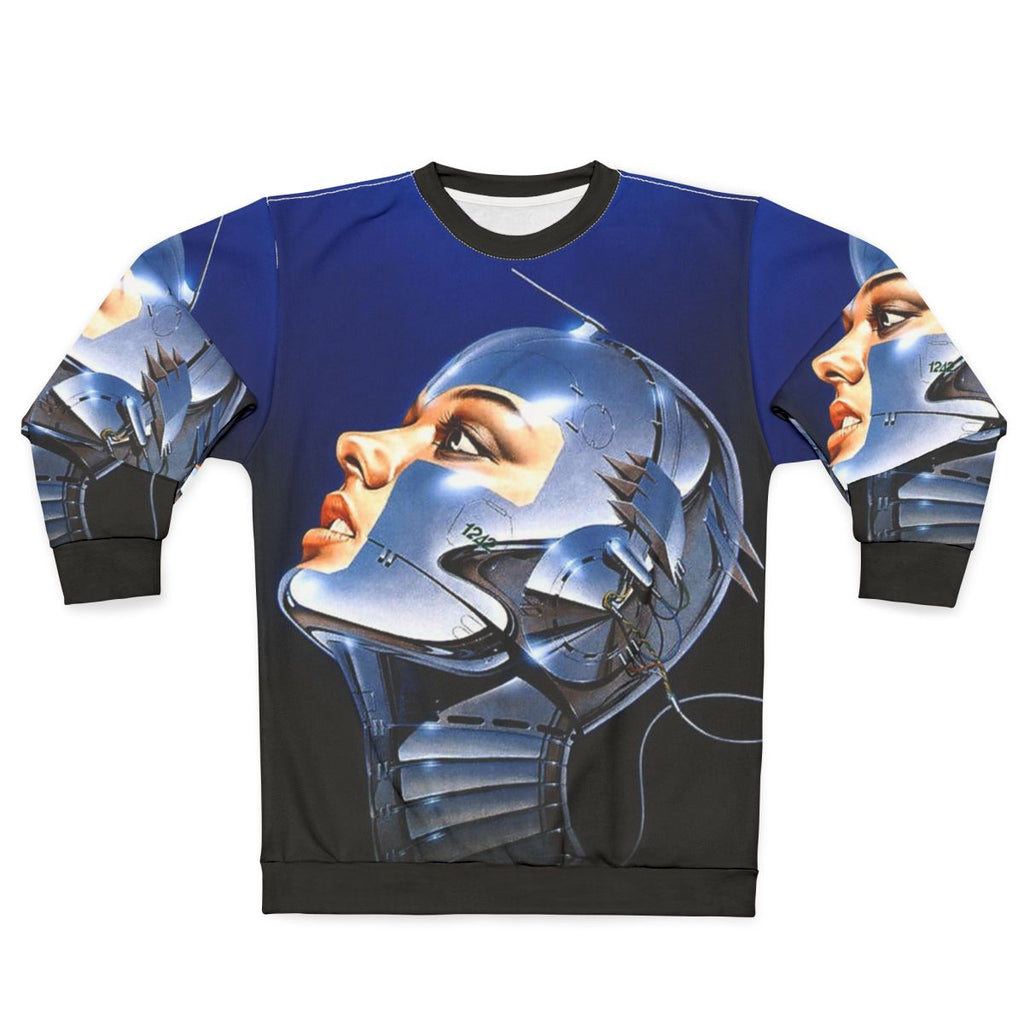 Hajime Sorayama metal music inspired sweatshirt