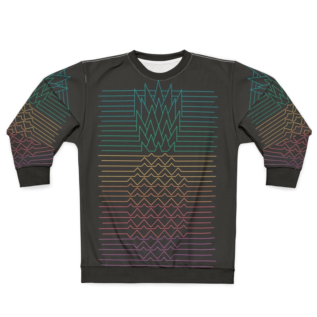 Hala Kahiki tropical sweatshirt featuring a minimalist pineapple graphic design