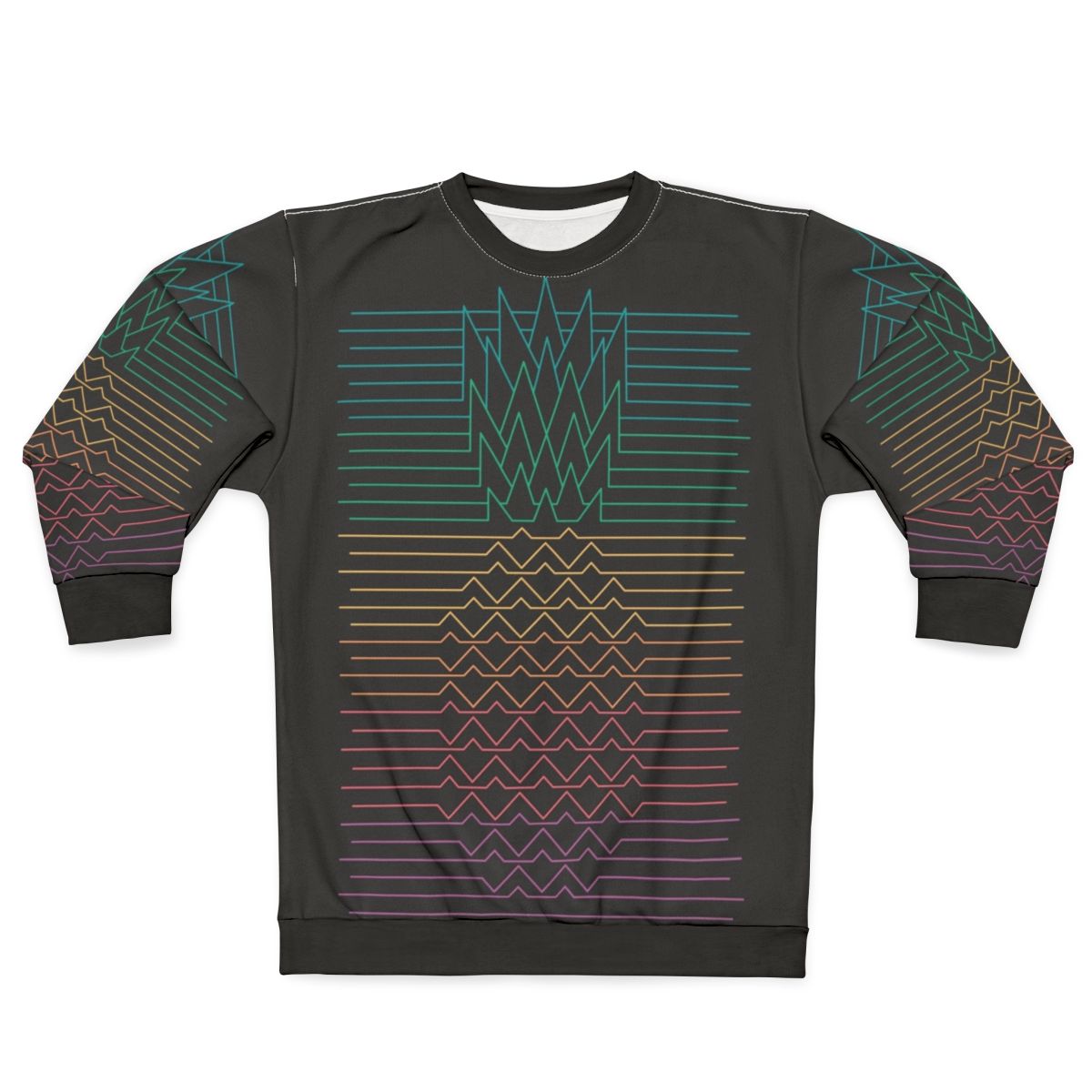 Hala Kahiki tropical sweatshirt featuring a minimalist pineapple graphic design