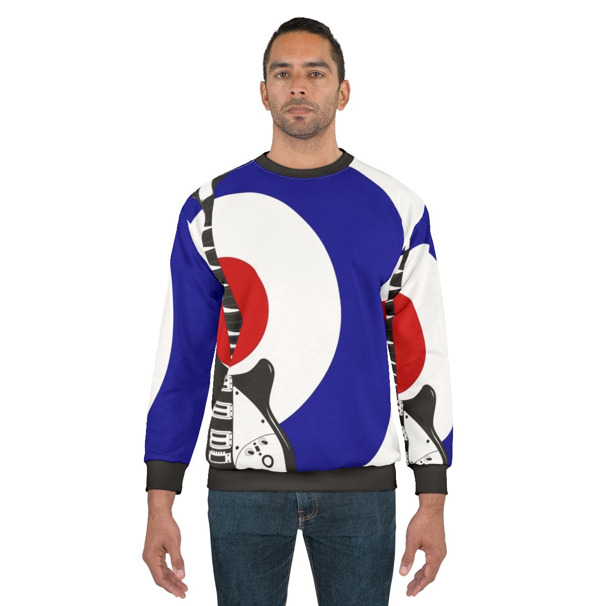 Half Rick Bullseye Sweatshirt featuring Mod Fashion Icon