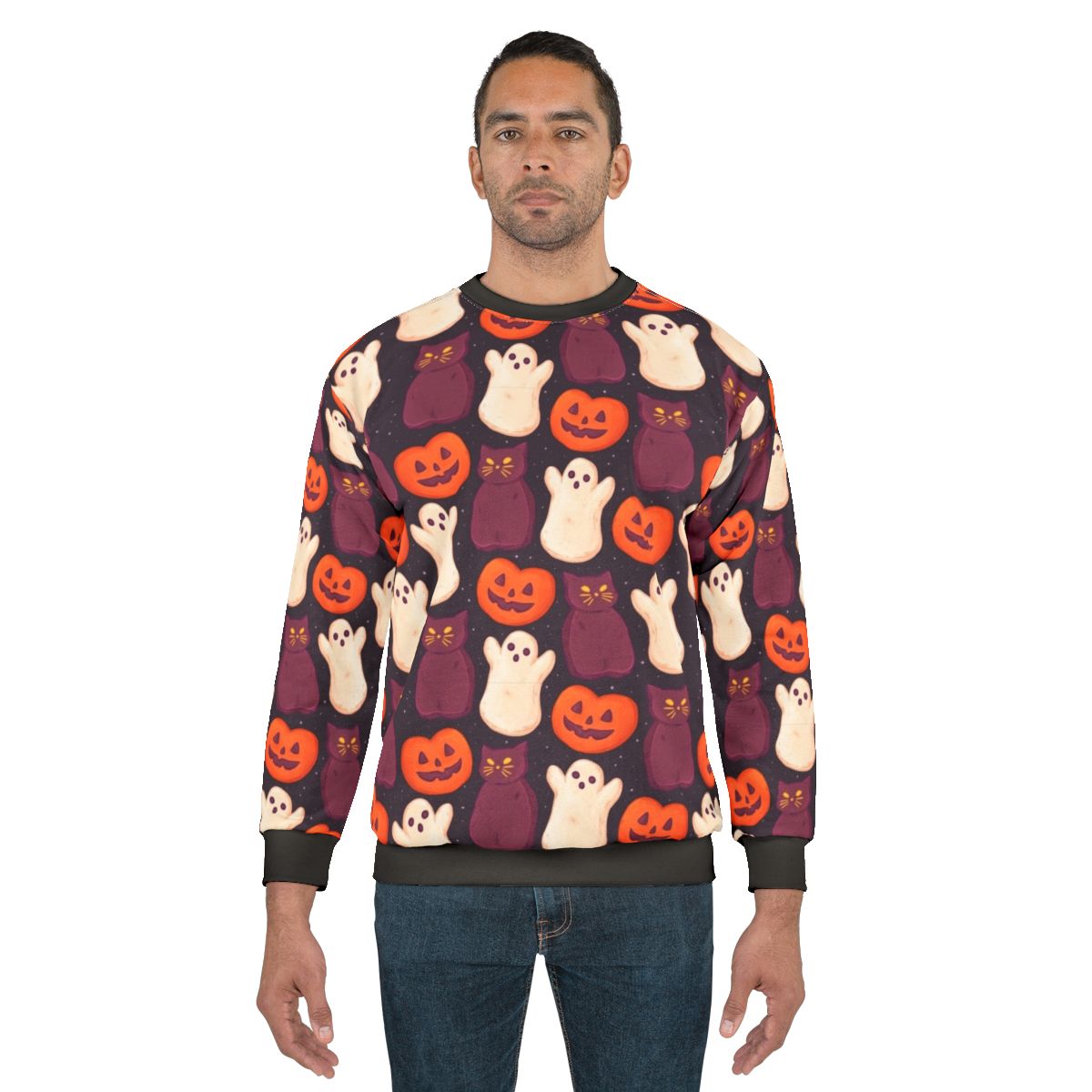 Spooky cute Halloween marshmallow sweatshirt