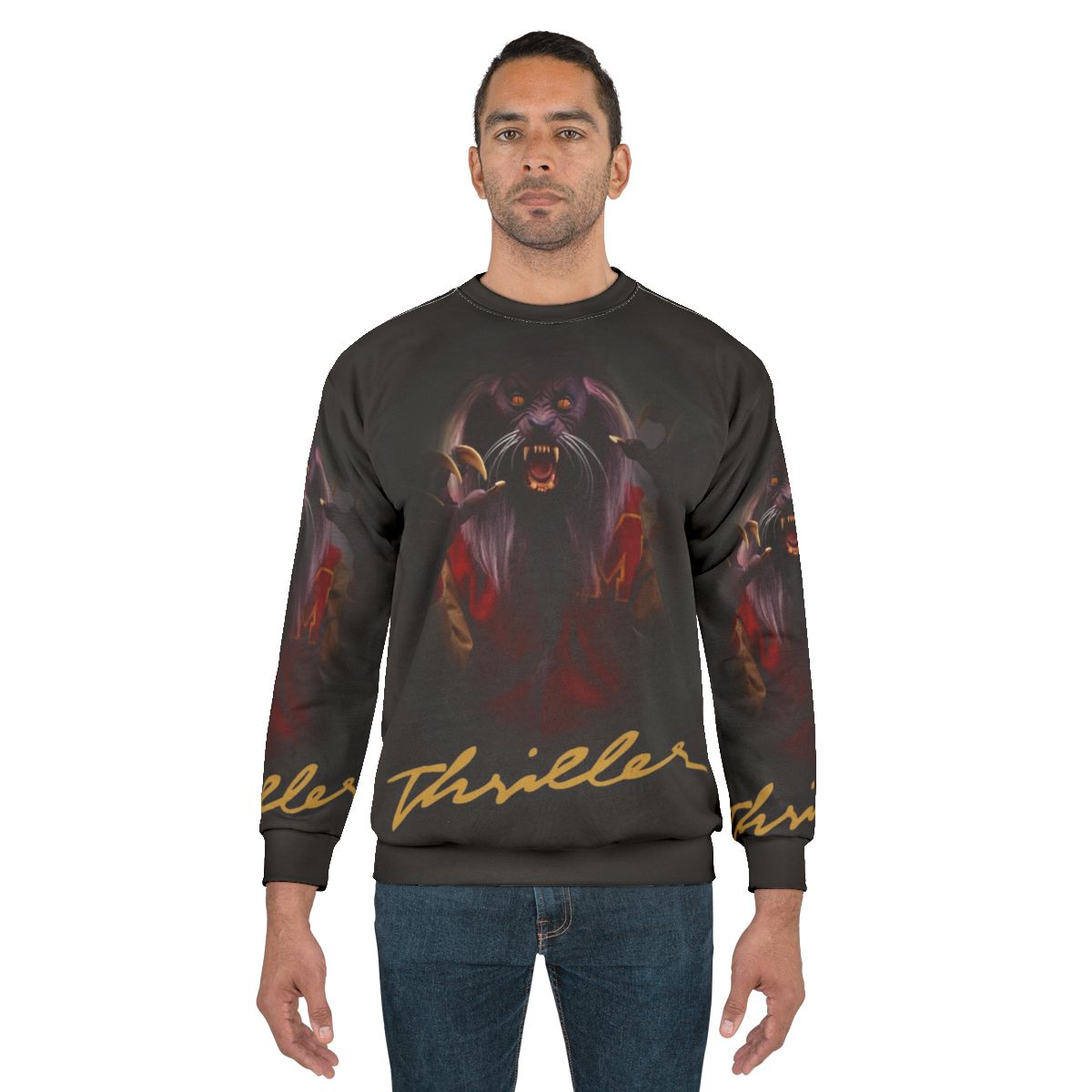 Thrilling horror Halloween werewolf sweatshirt