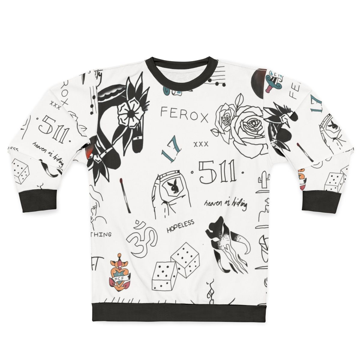 Halsey Tattoo Design Sweatshirt