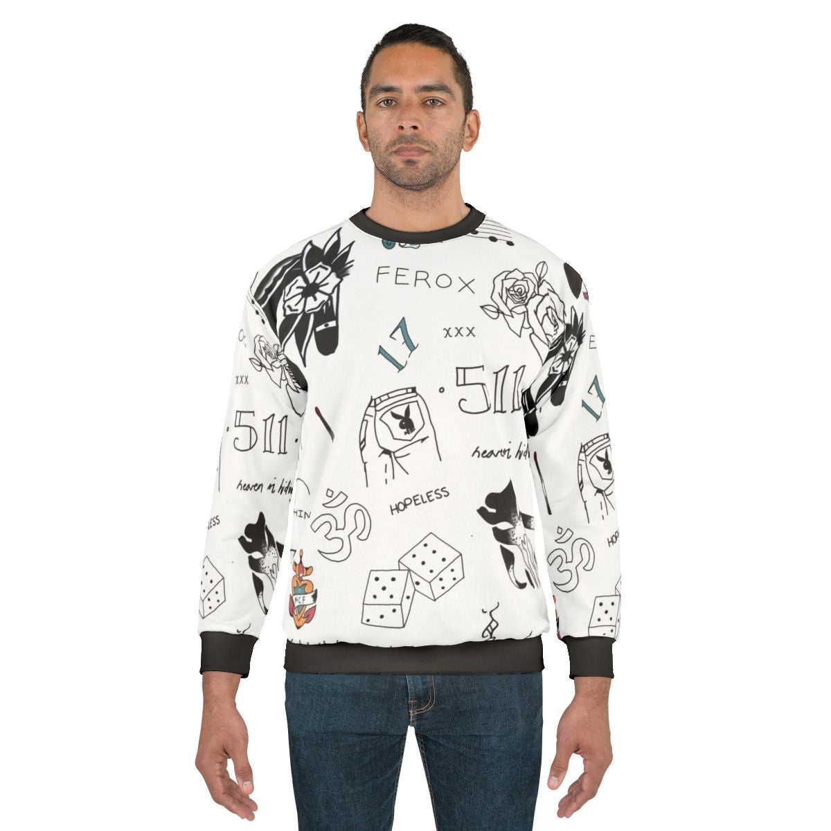 Halsey Tattoo Design Sweatshirt