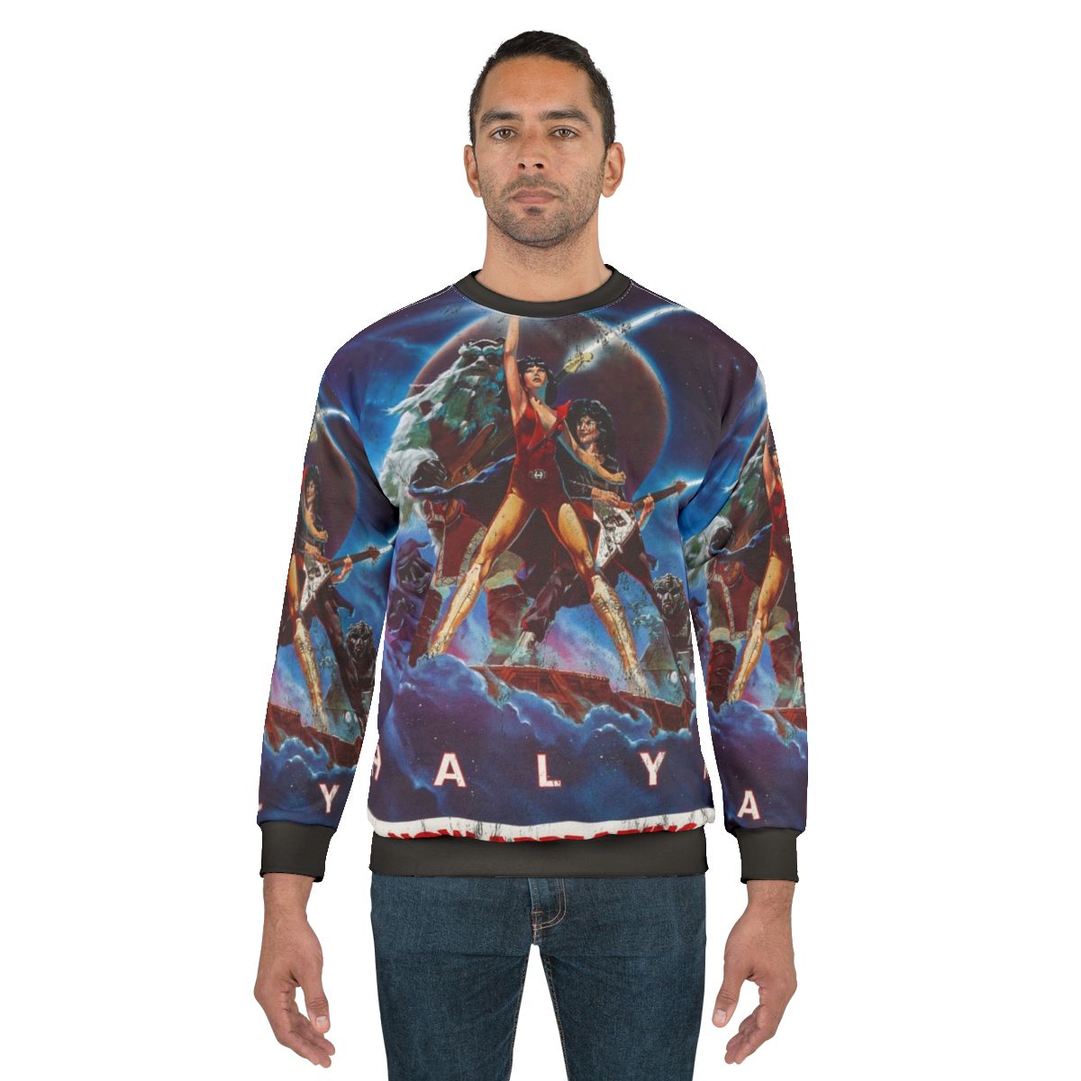 Vintage Sci-Fi Disney Sweatshirt with Faded Retro Design