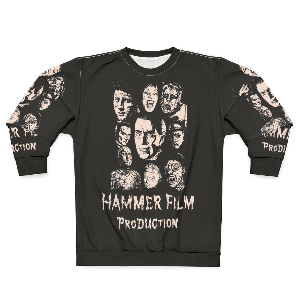 Hammer Films Classic Horror Scary Movies Sweatshirt