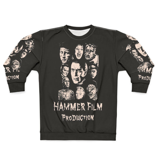 Hammer Films Classic Horror Scary Movies Sweatshirt