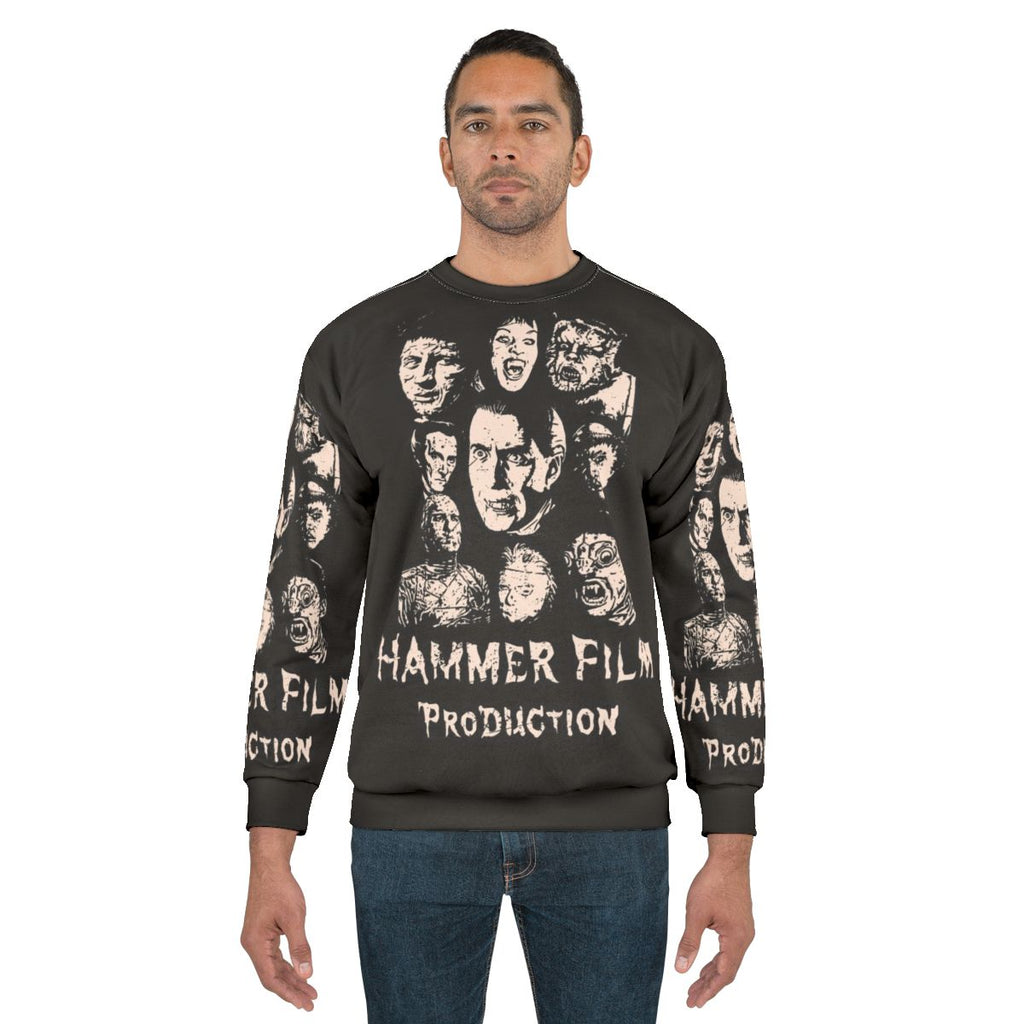 Hammer Films Classic Horror Scary Movies Sweatshirt