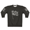 Punk Rock Sweatshirt with Black Flag Band Graphic