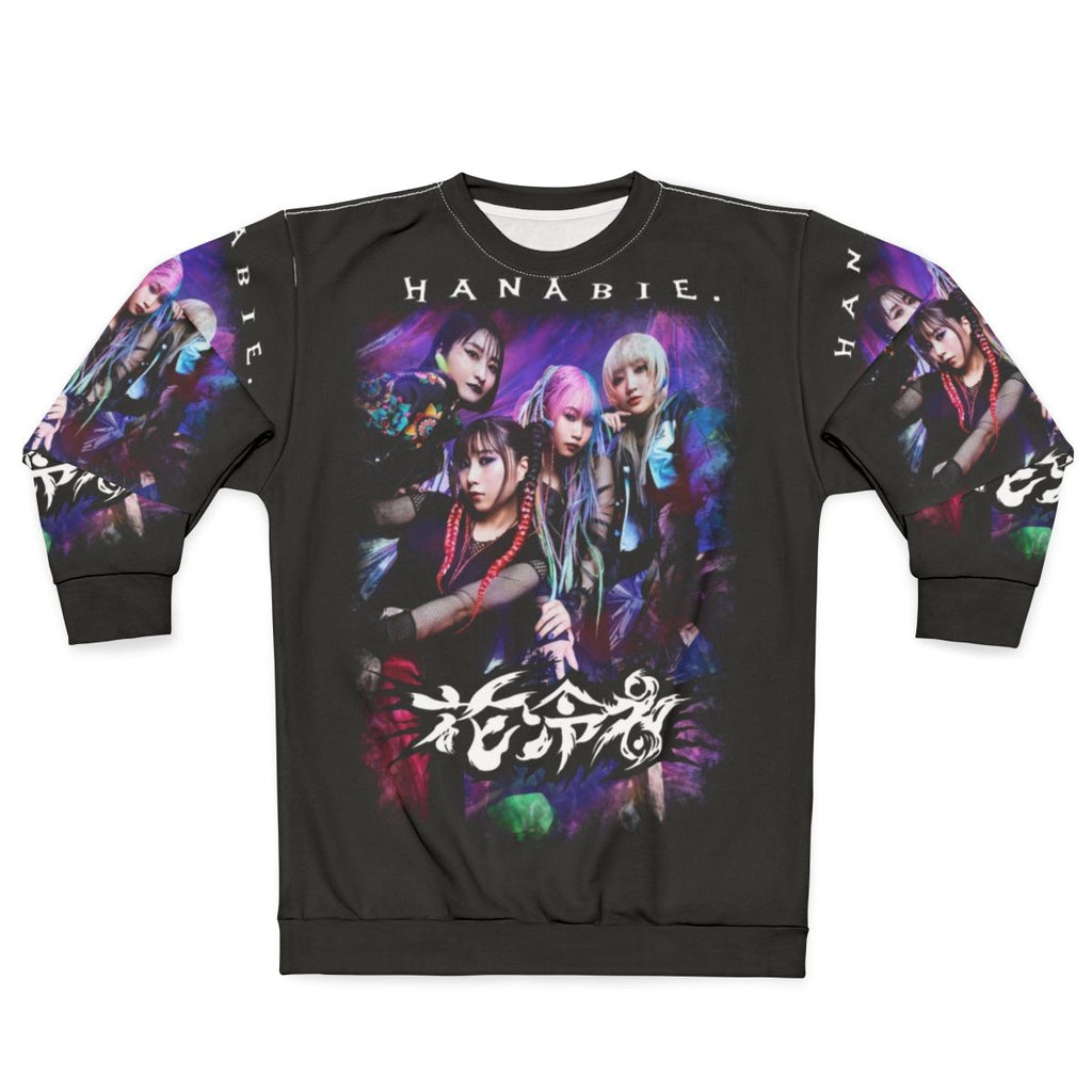 Hanabie band Japanese metal and pop music sweatshirt