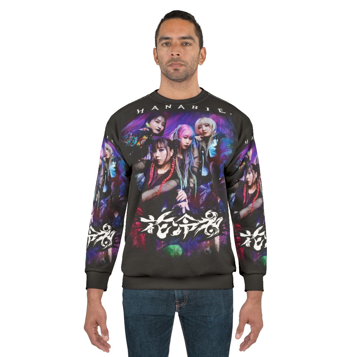 Hanabie band Japanese metal and pop music sweatshirt