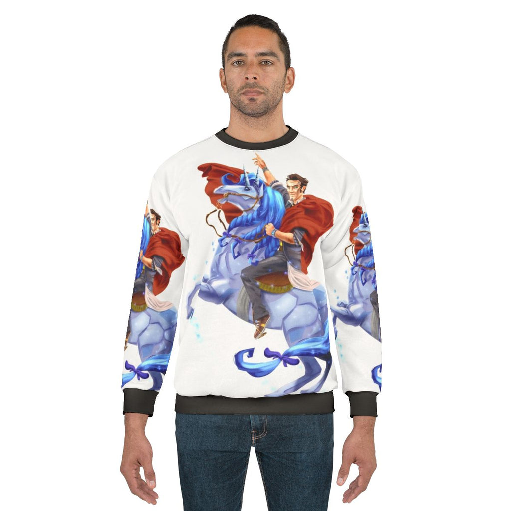 Handsome Jack Borderlands Sweatshirt with Buttstallion Design