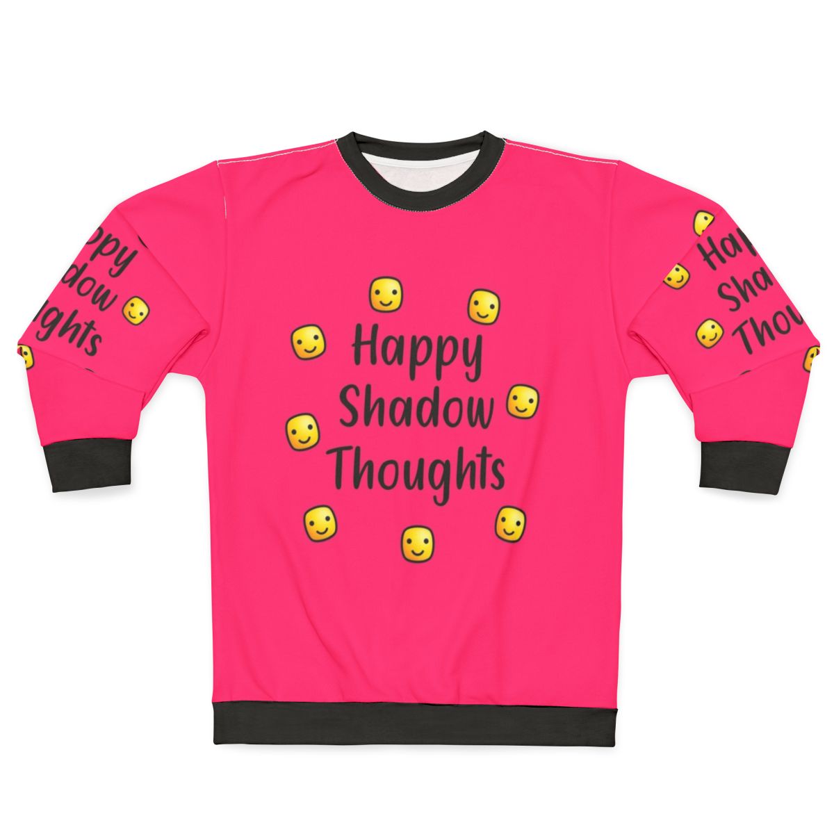 Happy Shadow Thoughts Inspirational Sweatshirt