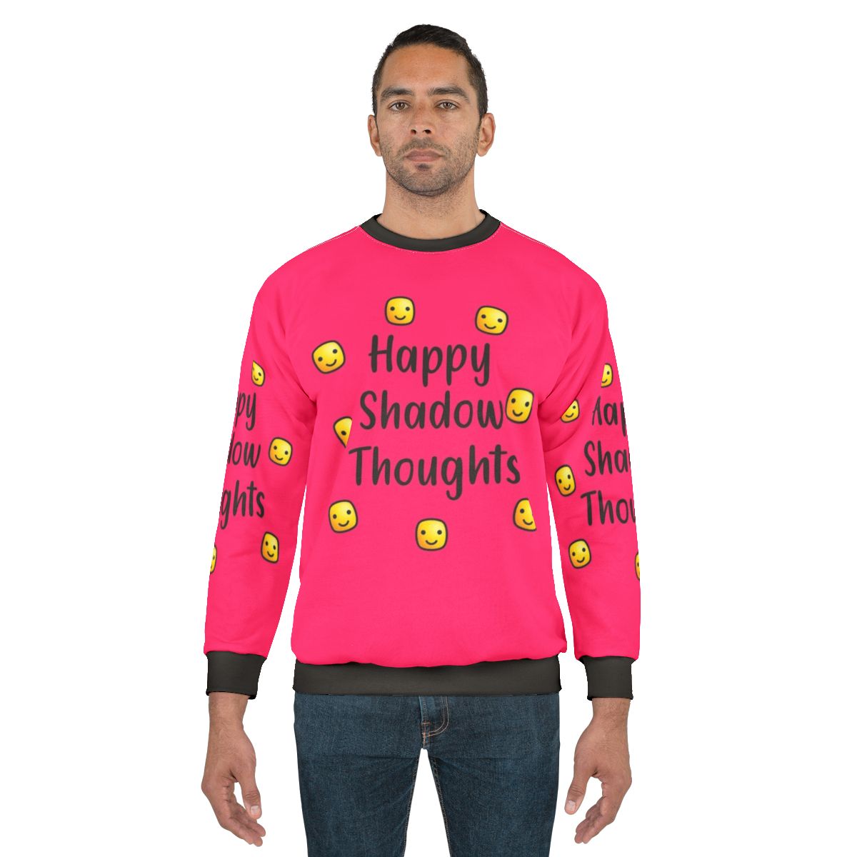 Happy Shadow Thoughts Inspirational Sweatshirt