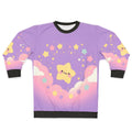 Happy star purple sky sweatshirt