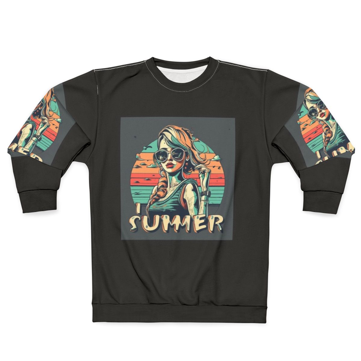 Comfortable and trendy summer sweatshirt for outdoor adventures and vacation