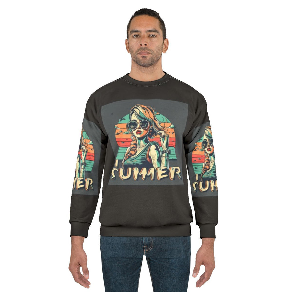 Comfortable and trendy summer sweatshirt for outdoor adventures and vacation