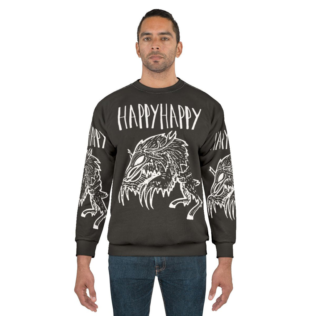 Happyhappy Wendigo White Sweatshirt