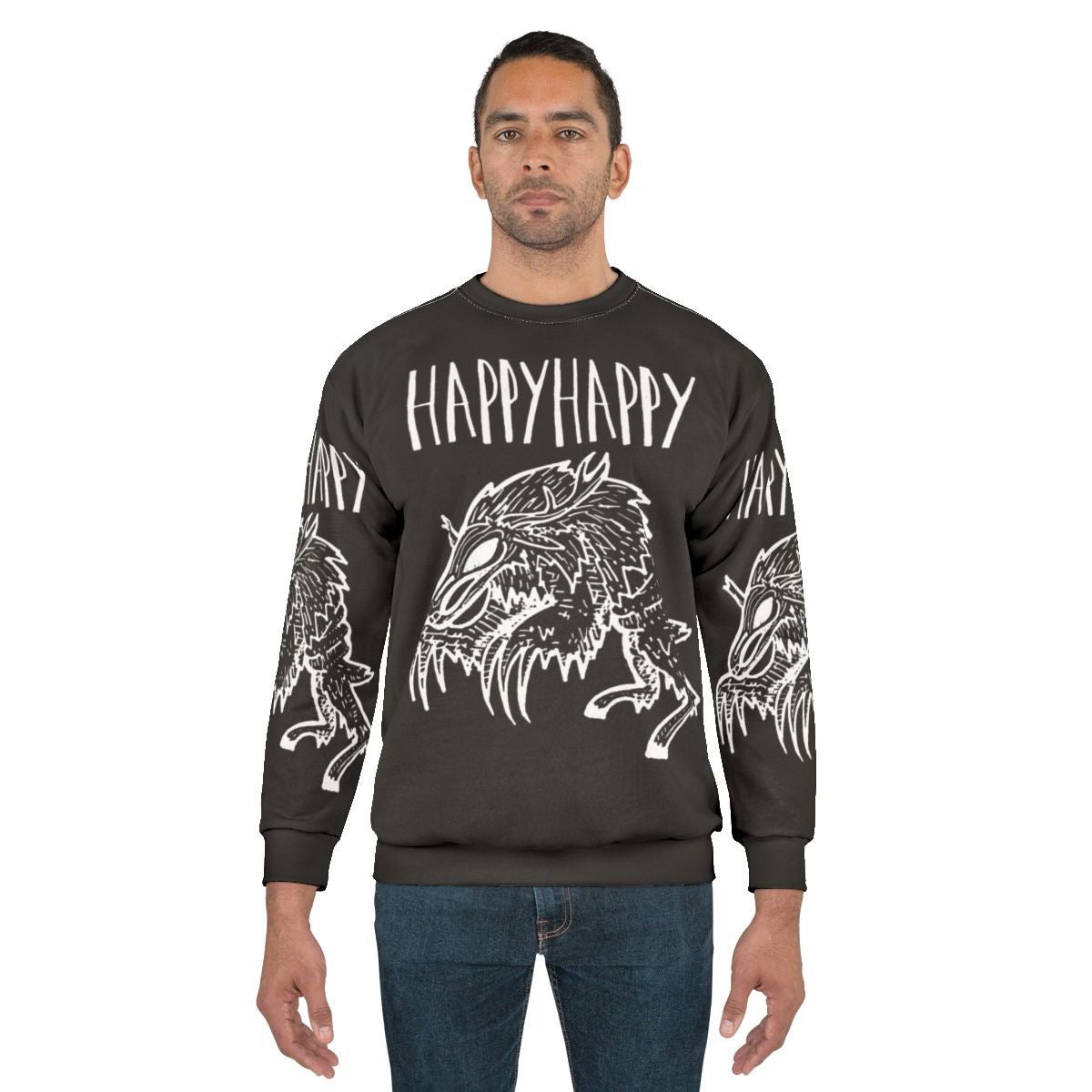 Happyhappy Wendigo White Sweatshirt