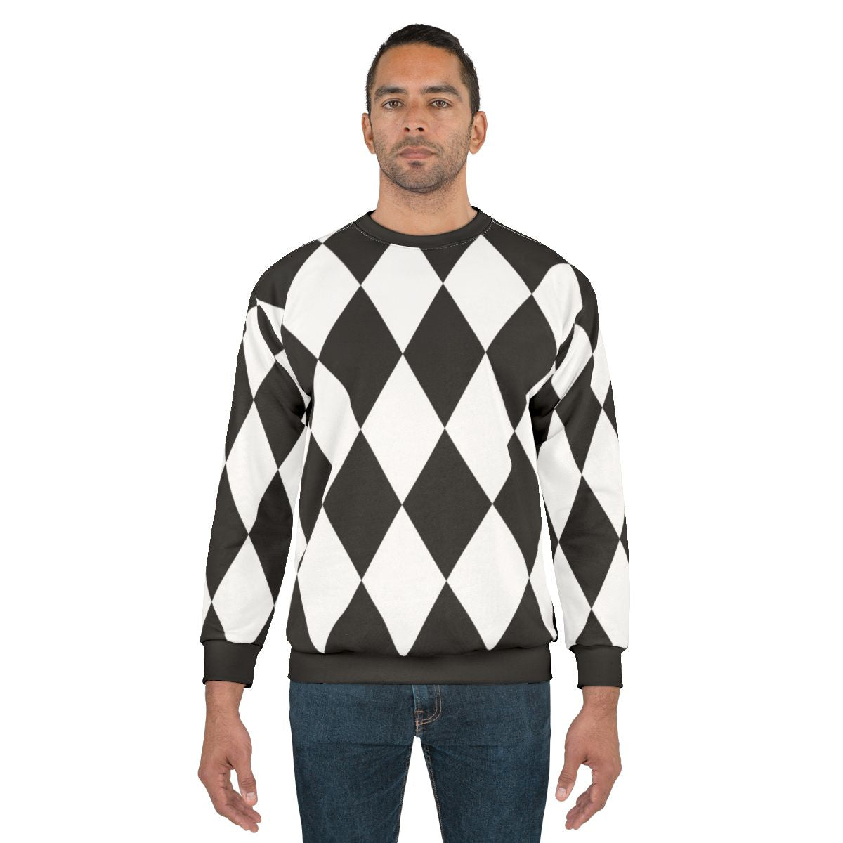 Harlequin Diamonds Monochrome Sweatshirt