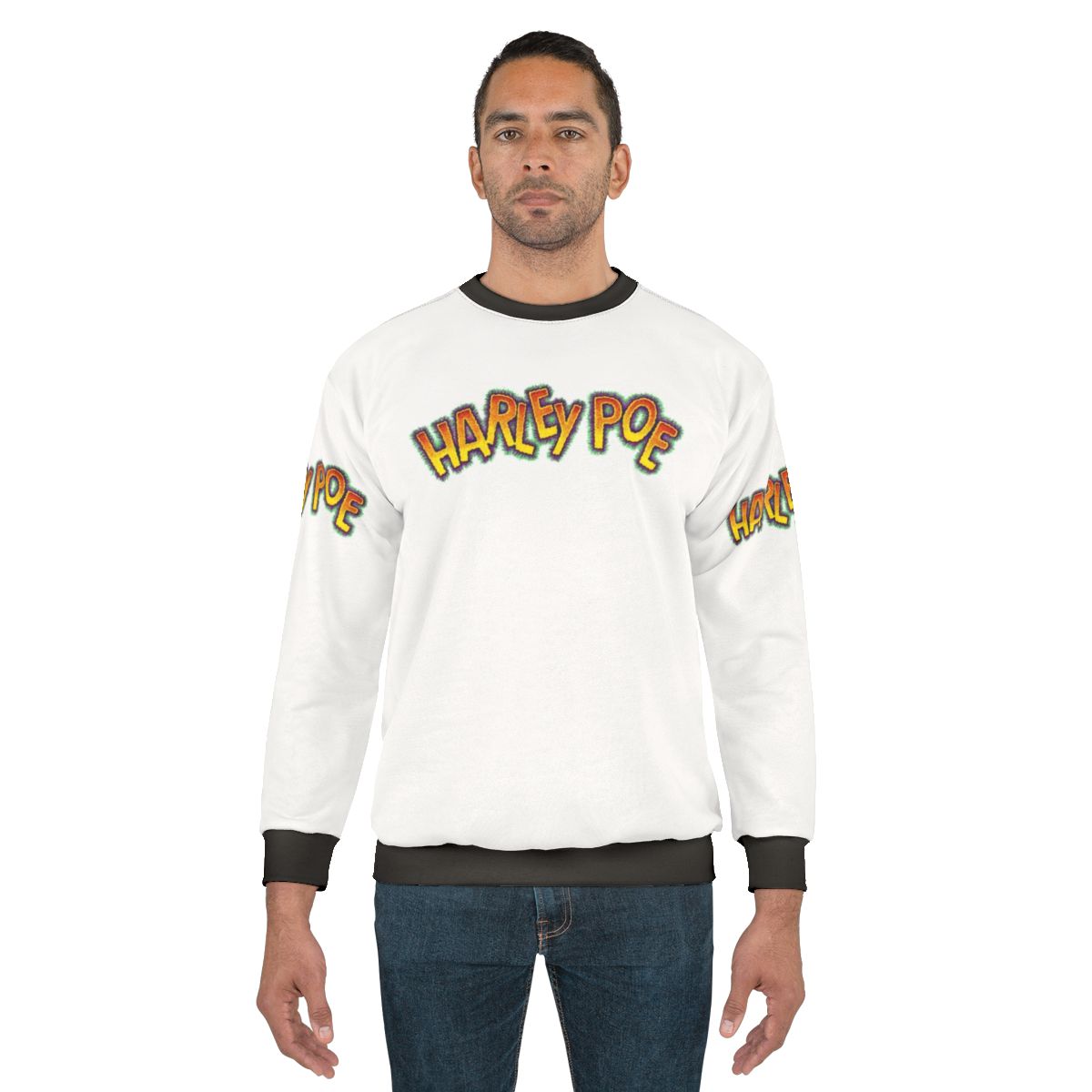 Harley Poe Folk Punk Band Retro Sweatshirt
