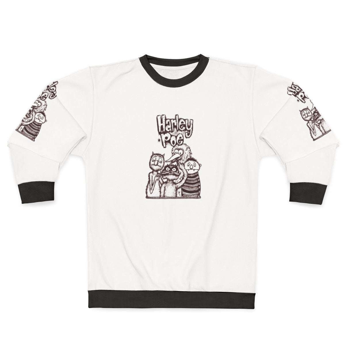 Harley Poe Folk Punk Rock Band Sweatshirt