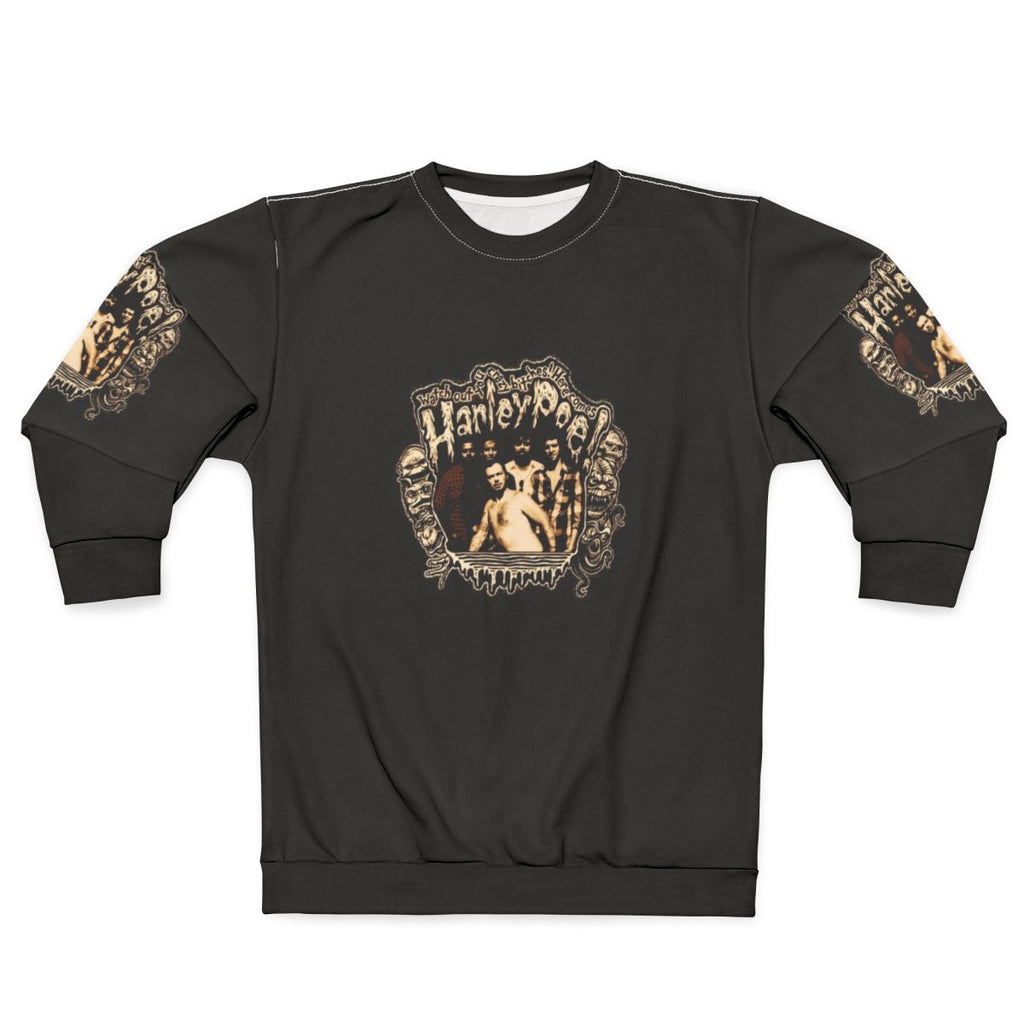 Retro Harley Poe Folk Punk Band Logo Sweatshirt