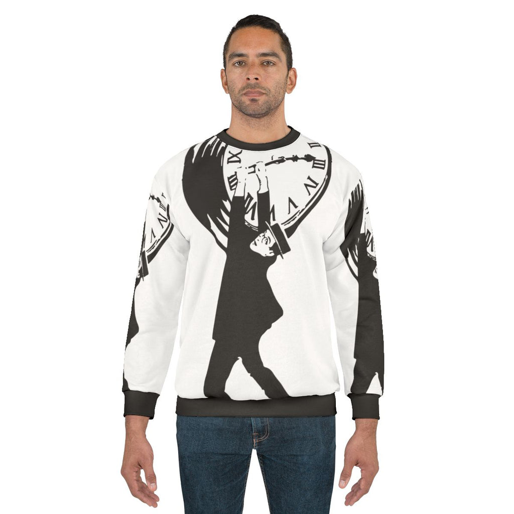 Harold Lloyd in "Safety Last" classic silent film sweatshirt