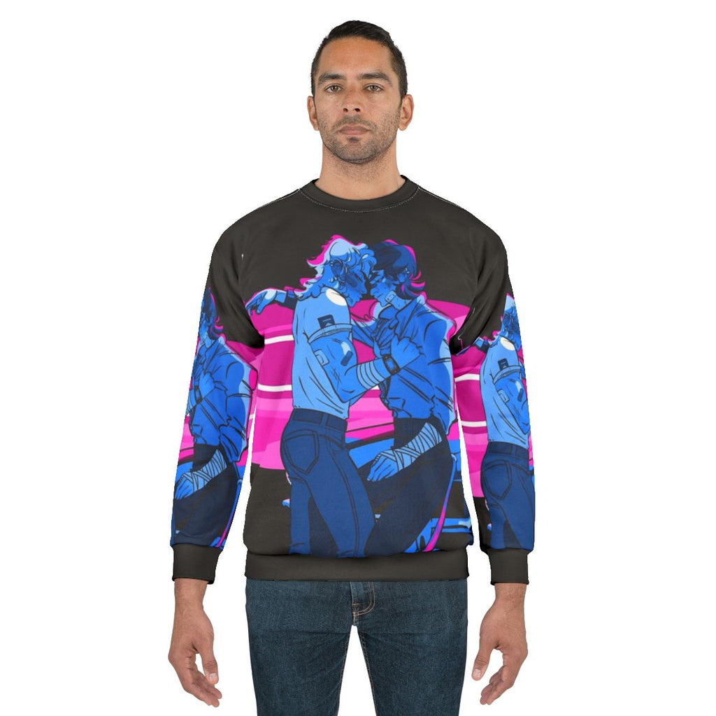 Harringrove Sunset in Blue Sweatshirt