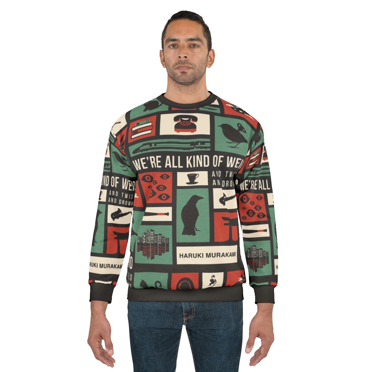 Haruki Murakami Inspired Minimalist Sweatshirt