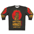 Hattori Hanzo inspired sweatshirt featuring Japanese samurai design