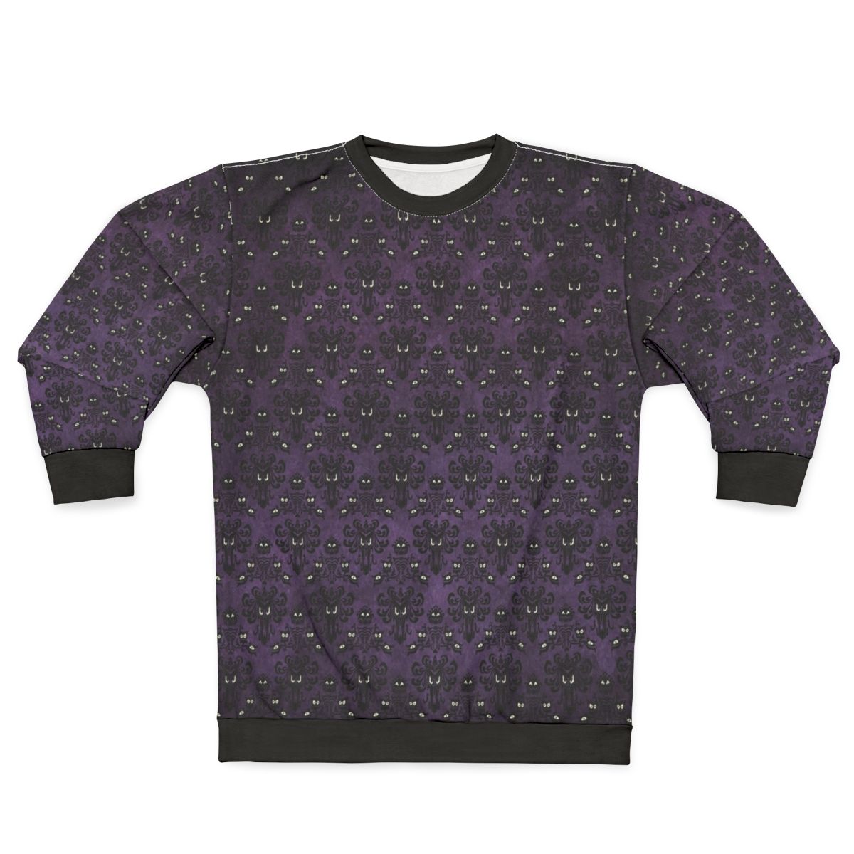 Haunted Mansion Sweatshirt with Wallpaper Design