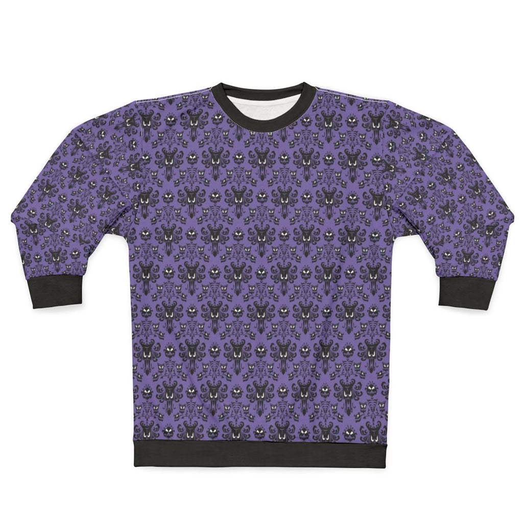 Haunted Mansion Wallpaper Tile Disney Sweatshirt