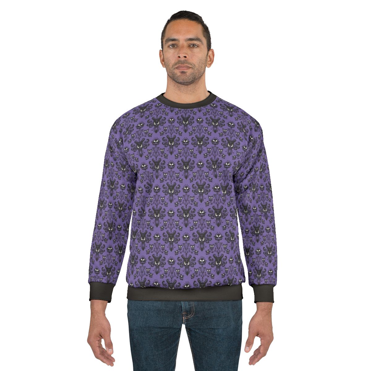 Haunted Mansion Wallpaper Tile Disney Sweatshirt