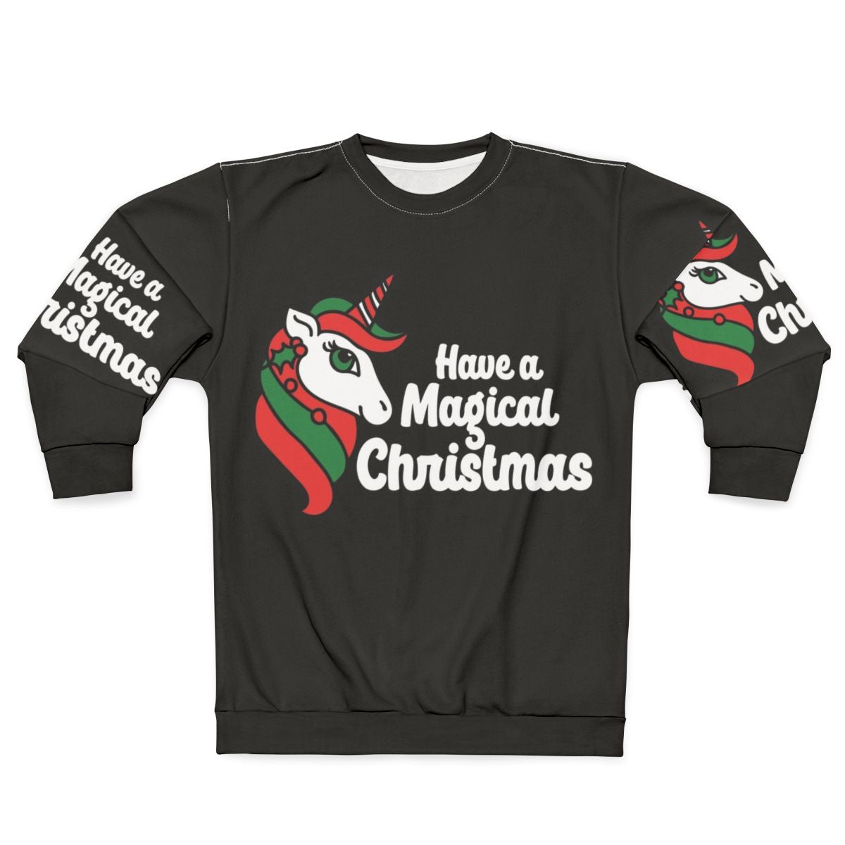 Magical Christmas Unicorn Sweatshirt