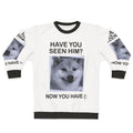 "Have You Seen Him?" Shiba Inu sweatshirt featuring a cute and inspirational dog design