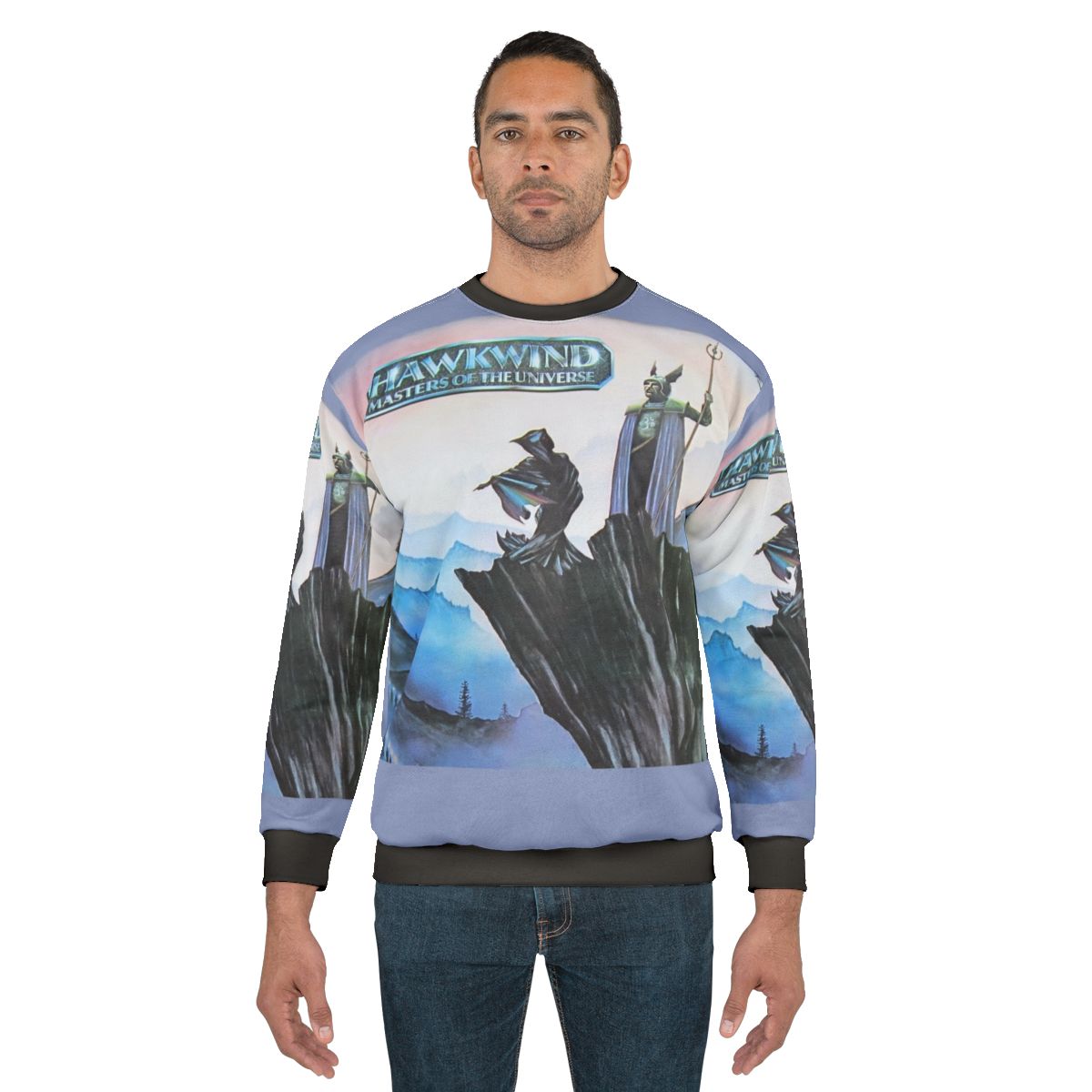 Hawkwind Masters of the Universe retro 1970s psychedelic rock sweatshirt