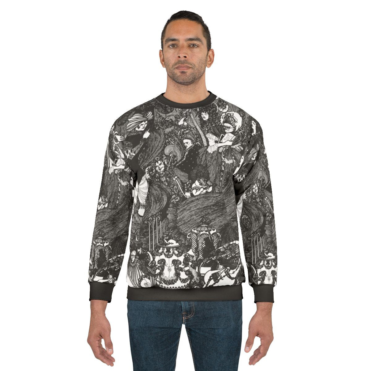 Aubrey Beardsley's "The Cave" art nouveau inspired sweatshirt
