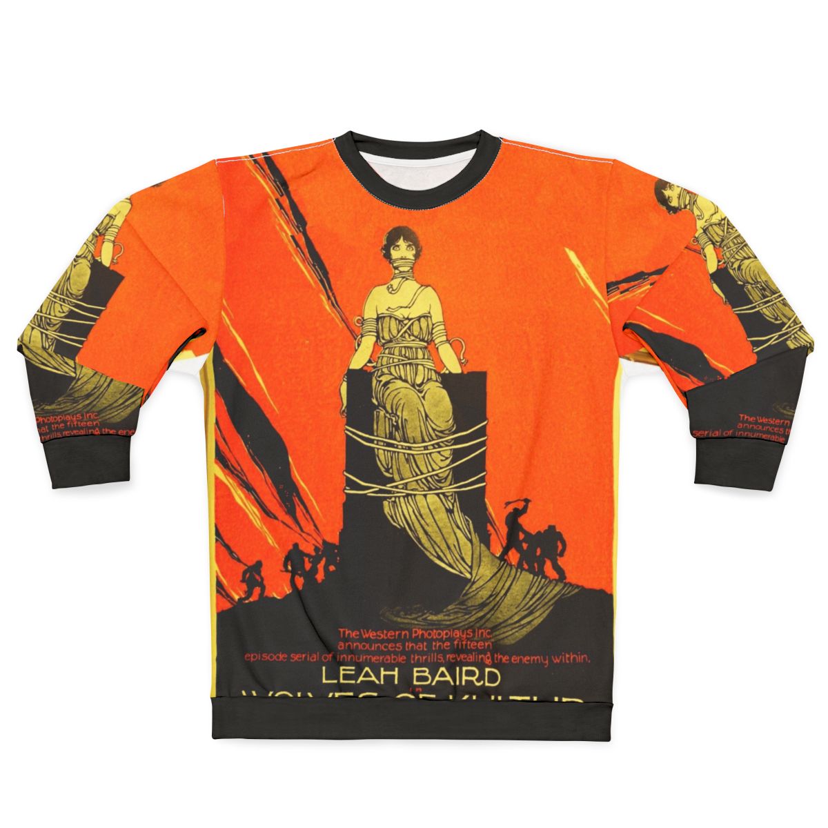 Vintage 1918 'Wolves of Kultur' silent movie sweatshirt